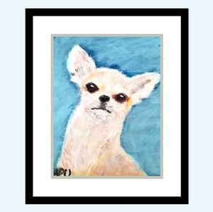 Chihuahia(short baired) Canvas Art